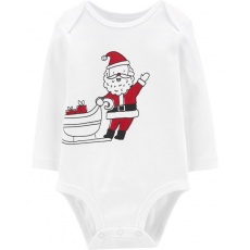 CARTER’S Body dlouhý rukáv Santa 1 ks, 9 m/vel. 74 CARTER’S Body dlouhý rukáv Santa 1 ks, 9 m/vel. 74