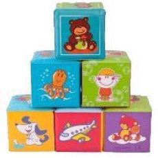 CANPOL BABIES Kostky měkké 6ks CANPOL BABIES Kostky měkké 6ks