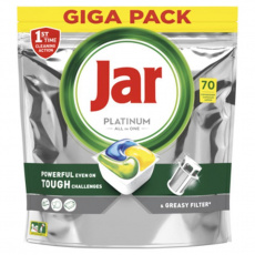 JAR Tablety do myčky Platinum Lemon, 70 Ks JAR Tablety do myčky Platinum Lemon, 70 Ks