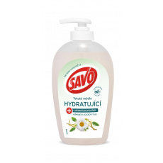 SAVO Tekuté mýdlo s antibakteriální složkou Heřmánek & Jojobový olej 250 ml SAVO Tekuté mýdlo s antibakteriální složkou Heřmánek & Jojobový olej 250 ml