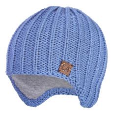 Little Angel-Čepice pletená na uši Outlast ® - ocelová Velikost čepic: 6 | 54-57 cm Little Angel-Čepice pletená na uši Outlast ® - ocelová Velikost čepic: 6 | 54-57 cm