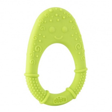 CHICCO Kousátko silikonové Super Soft Avokádo 2m+ CHICCO Kousátko silikonové Super Soft Avokádo 2m+