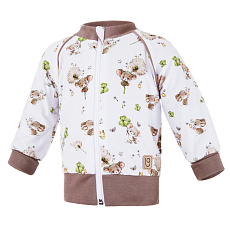 Little Angel-Mikina podšitá Outlast® - myšky/oříšková Velikost oblečení: 68 Little Angel-Mikina podšitá Outlast® - myšky/oříšková Velikost oblečení: 68