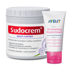 Philips AVENT Krém na bradavky 30 ml + SUDOCREM Multi-Expert 400 g - krém na opruzeniny Philips AVENT Krém na bradavky 30 ml + SUDOCREM Multi-Expert 400 g - krém na opruzeniny