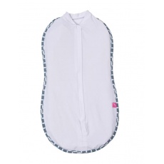 MOTHERHOOD Zavinovačka Zip & swaddle Blue Classics 2,5-5 kg MOTHERHOOD Zavinovačka Zip & swaddle Blue Classics 2,5-5 kg