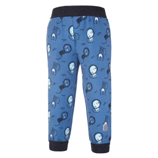 Little Angel-Tepláky - denim lvíčci Velikost oblečení: 86