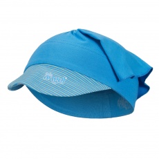 Little Angel-Šátek tenký kšilt Outlast® - modrá/pruh modrožlutý Velikost: 3, 42-44 cm Little Angel-Šátek tenký kšilt Outlast® - modrá/pruh modrožlutý Velikost: 3, 42-44 cm