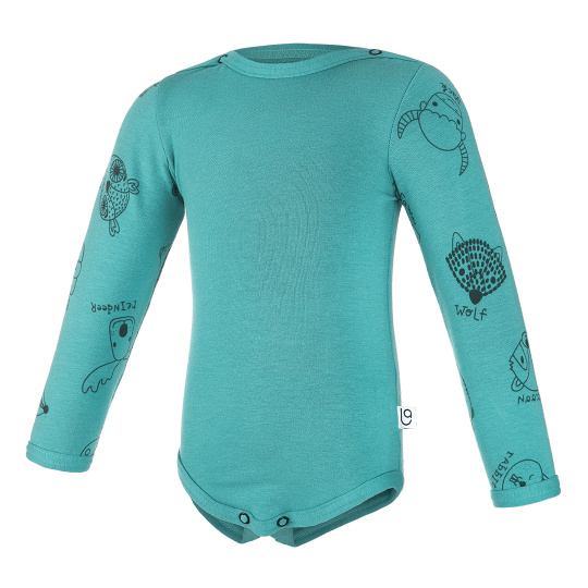 Little Angel-Body smyk TISK Outlast® - tm.tyrkys/tm.tyrkys zvířátka Velikost oblečení: 92