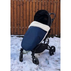 KAARSGAREN-Tmavomodrá zimní merino deka nepadací KAARSGAREN-Tmavomodrá zimní merino deka nepadací
