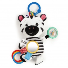 BABY EINSTEIN Hračka aktivní na C kroužku ZEN zebra 0m + BABY EINSTEIN Hračka aktivní na C kroužku ZEN zebra 0m +