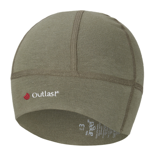 Little Angel-Čepice smyk BABY Outlast® - khaki army Velikost čepic: 4 | 45-48 cm