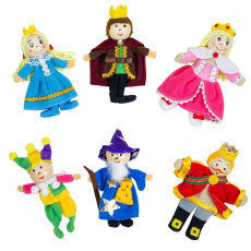 BIGJIGS TOYS Maňásci prstoví pohádkové postavičky z království BIGJIGS TOYS Maňásci prstoví pohádkové postavičky z království