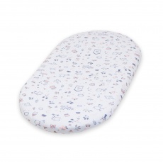 CEBA Prostěradlo do kočárku 73-80x30-37cm 2ks Light Grey + Bird World CEBA Prostěradlo do kočárku 73-80x30-37cm 2ks Light Grey + Bird World
