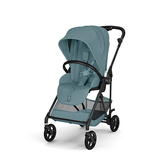 CYBEX Sportovní kočárek Melio Carbon Stormy Blue Gold