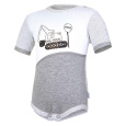 Little Angel-Body tenké STAVITEL KR Outlast® - pruh bílošedý melír Velikost: 74