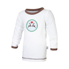 Little Angel-Tričko tenké DR Tracht Outlast® - bílá/jeleni Velikost oblečení: 86 Little Angel-Tričko tenké DR Tracht Outlast® - bílá/jeleni Velikost oblečení: 86