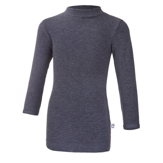 Little Angel-Tričko smyk DR stojáček Outlast® - tm.šedý melír Velikost oblečení: 122 Little Angel-Tričko smyk DR stojáček Outlast® - tm.šedý melír Velikost oblečení: 122