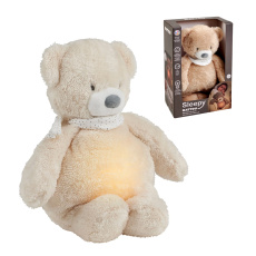 NATTOU Uspáváček plyšový hudební se světýlkem a senzorem pláče 4v1 Sleepy Bear Pale Brown 0m+ NATTOU Uspáváček plyšový hudební se světýlkem a senzorem pláče 4v1 Sleepy Bear Pale Brown 0m+