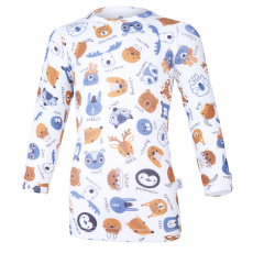 Little Angel-Tričko smyk DR TISK Outlast® - bílá barevná zvířátka Velikost oblečení: 86 Little Angel-Tričko smyk DR TISK Outlast® - bílá barevná zvířátka Velikost oblečení: 86