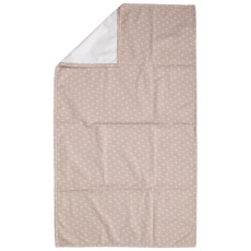 KAARSGAREN-Přebalovací podložka Tencel béžové puntíky 48 x 80 cm KAARSGAREN-Přebalovací podložka Tencel béžové puntíky 48 x 80 cm