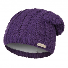 Little Angel-Čepice pletená spadlá copánek Outlast ® - fialová lesk Velikost: 5 | 49-53 cm Little Angel-Čepice pletená spadlá copánek Outlast ® - fialová lesk Velikost: 5 | 49-53 cm