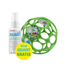 OBALL Hračka Oball RATTLE 10 cm 0m+ seafoam + 50 ml Aquaint OBALL Hračka Oball RATTLE 10 cm 0m+ seafoam + 50 ml Aquaint