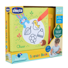 CHICCO Knížka na opakování malování pomocí vody Seasons 24m+ CHICCO Knížka na opakování malování pomocí vody Seasons 24m+