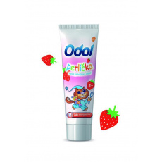 ODOL Perlička nová jahodová chuť zubní pasta 50 ml ODOL Perlička nová jahodová chuť zubní pasta 50 ml
