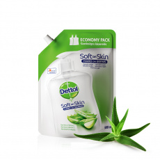 DETTOL Mýdlo tekuté Náhradní náplň Aloe Vera a vitamín E 500 ml DETTOL Mýdlo tekuté Náhradní náplň Aloe Vera a vitamín E 500 ml