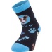 UNUO-Bambusové ponožky pes tyrkysové