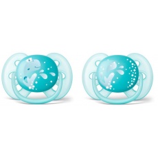 PHILIPS AVENT Philips AVENT Šidítko Ultrasoft Obrázek 6-18m chlapec, 2 ks PHILIPS AVENT Philips AVENT Šidítko Ultrasoft Obrázek 6-18m chlapec, 2 ks