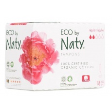 NATY NATURE Dámské tampóny regular 18 ks NATY NATURE Dámské tampóny regular 18 ks