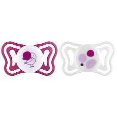 CHICCO Dudlíky Physioforma Light silikonové ortodontické růžové 6-16m, 2 ks