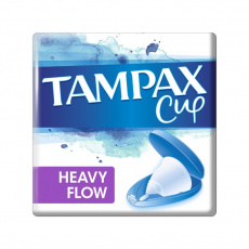 TAMPAX Kalíšek TAMPAX Heavy, navržen ve spolupráci s gynekology TAMPAX Kalíšek TAMPAX Heavy, navržen ve spolupráci s gynekology