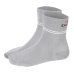 Little Angel-Ponožky Outlast® - tm.šedá/pruh bílý Velikost: 39-42