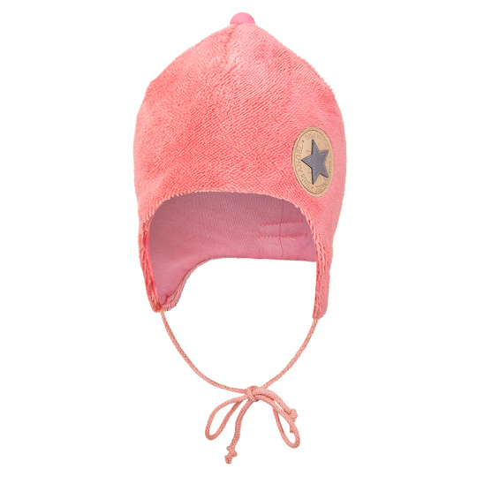 Little Angel-Čepice MAZLÍK BAMBUS Outlast® - sv.korál Velikost čepic: 2 | 39-41 cm