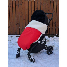 KAARSGAREN-Červená zimní deka merino nepadací KAARSGAREN-Červená zimní deka merino nepadací