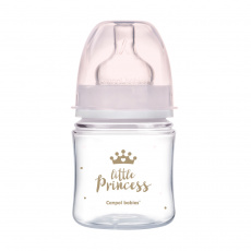 CANPOL BABIES Lahev se širokým hrdlem Royal Baby 120 ml růžová CANPOL BABIES Lahev se širokým hrdlem Royal Baby 120 ml růžová