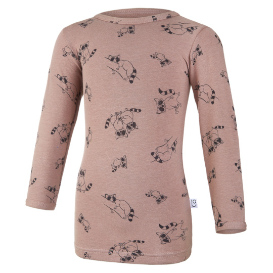 Little Angel-Tričko smyk DR TISK Outlast® - oříšková mývalové Velikost oblečení: 128 Little Angel-Tričko smyk DR TISK Outlast® - oříšková mývalové Velikost oblečení: 128