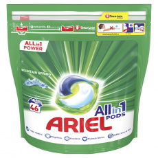 ARIEL All-in-1 PODS Mountain Spring Kapsle gélové na praní, 46 praní ARIEL All-in-1 PODS Mountain Spring Kapsle gélové na praní, 46 praní