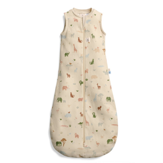 ERGOPOUCH Vak na spaní organická bavlna Jersey Savannah 3-12 m, 6-10 kg, 0,2 tog