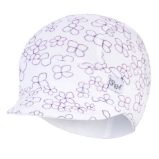 Little Angel-Kšiltovka tenká TISK Outlast® - bílá kytičky Velikost čepic: 4 | 45-48 cm Little Angel-Kšiltovka tenká TISK Outlast® - bílá kytičky Velikost čepic: 4 | 45-48 cm