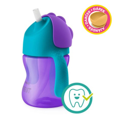 Philips AVENT Hrneček s ohebným brčkem 200 ml dívka+dárek PETITE&MARS Miska 6m+ Philips AVENT Hrneček s ohebným brčkem 200 ml dívka+dárek PETITE&MARS Miska 6m+