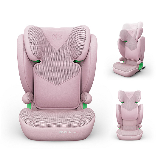 KINDERKRAFT Autosedačka Junior Fix 2 Plus (100-150 cm) Pink KINDERKRAFT Autosedačka Junior Fix 2 Plus (100-150 cm) Pink
