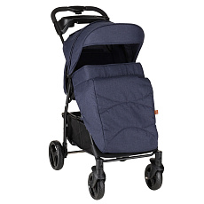 PETITE&MARS Nánožník ke kočárku Easy/Musca - Midnight Blue PETITE&MARS Nánožník ke kočárku Easy/Musca - Midnight Blue