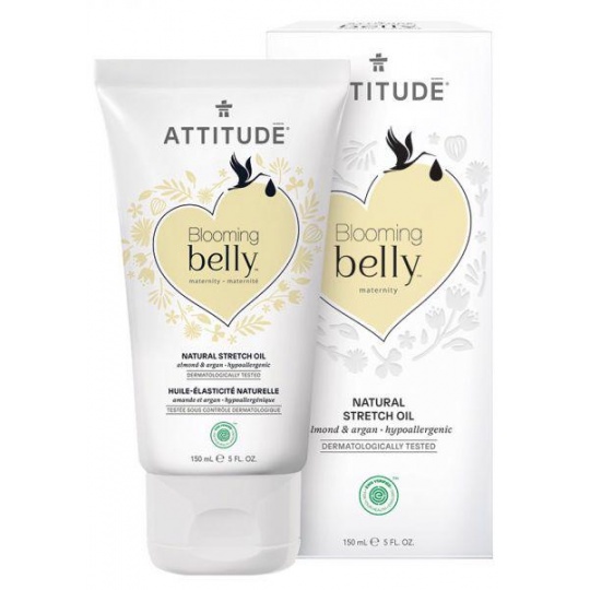 ATTITUDE Přírodní olej Blooming Belly pro těhotné a po porodu - argan a mandle 150 ml