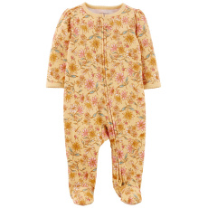 CARTER'S Overal na zip Sleep&Play Yellow Flowers holka 3m CARTER'S Overal na zip Sleep&Play Yellow Flowers holka 3m