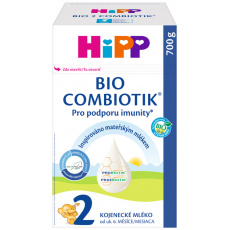 HiPP 2 BIO Combiotik pokračovací mléčná kojenecká výživa , od uk. 6. měsíce, 700 g HiPP 2 BIO Combiotik pokračovací mléčná kojenecká výživa , od uk. 6. měsíce, 700 g