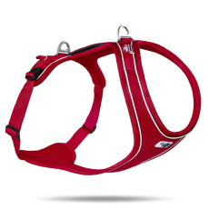 CURLI Postroj pro psy Belka Comfort Red XS, 15-20 kg