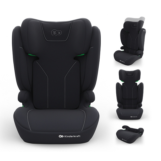 KINDERKRAFT Autosedačka i-Spark 2 Plus i-Size (100-150 cm) Black KINDERKRAFT Autosedačka i-Spark 2 Plus i-Size (100-150 cm) Black